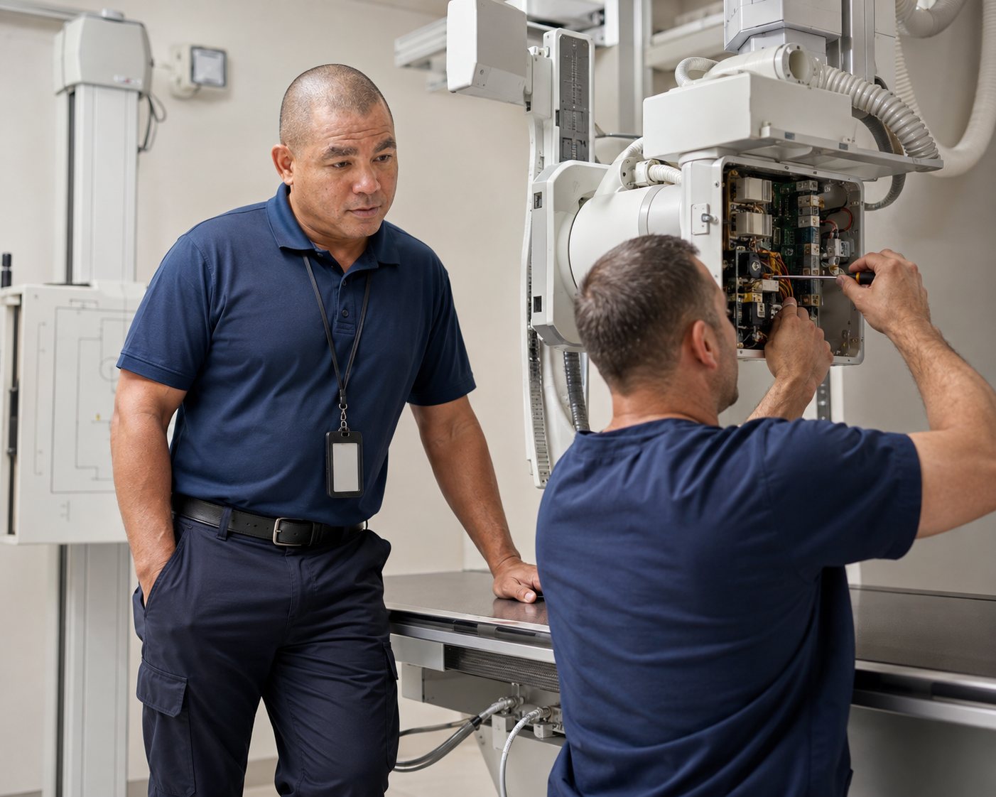 BiomedRx technician performing index 8 to protect patient safety
